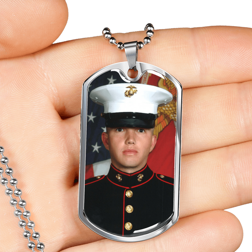 Add Your Photo Dog Tag Necklace