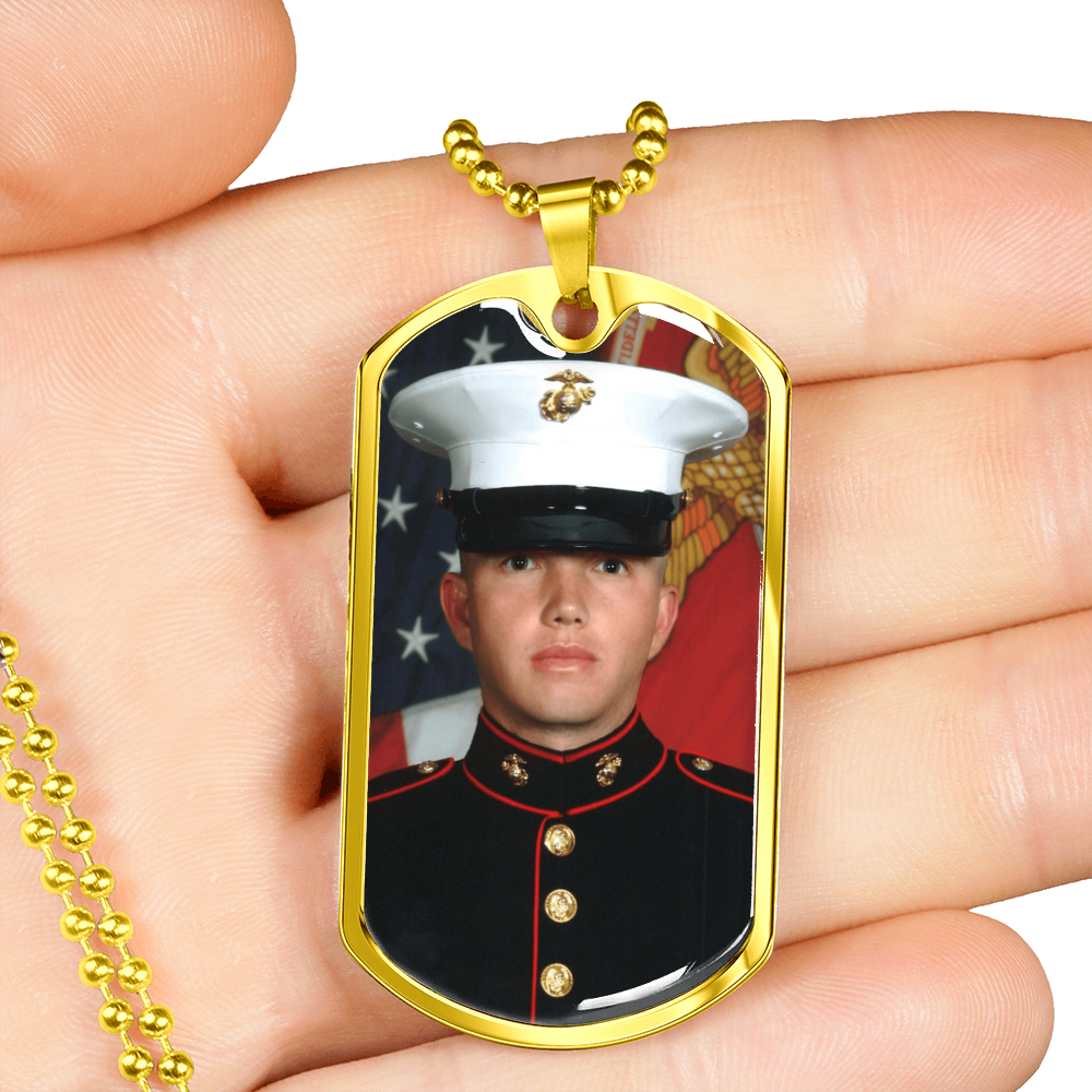 Add Your Photo Dog Tag Necklace