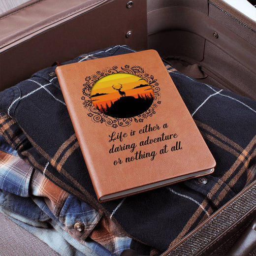 Adventure Seeker Journal Wilderness Elk Sunset Notebook