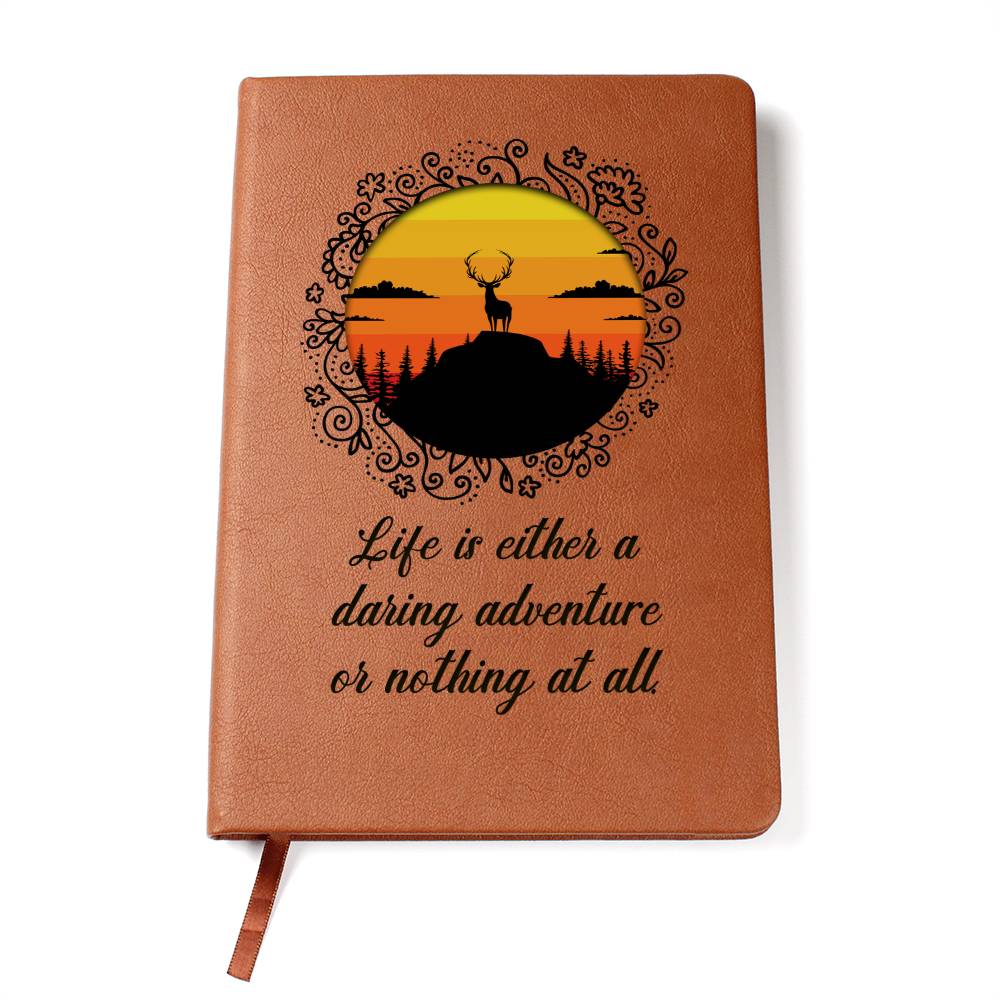 Adventure Seeker Journal Wilderness Elk Sunset Notebook