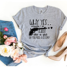 "Shoot Like A Girl" Lesson T-Shirt