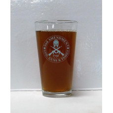 God, Guns, Family Pub Glass