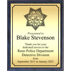 Economy Wood with RPD logo, gold