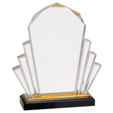 Gold Faceted Impress Acrylic Award