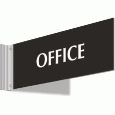 4" x 10" Corridor Sign with Engraved Plastic Insert