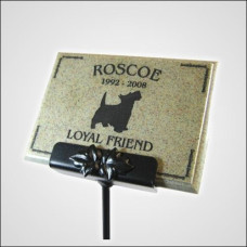 AcrylaStone Plaque with Stake Mount