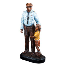 Police Officer and Child Resin Award