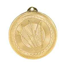 Archery BriteLazer Medal with Neck Ribbon