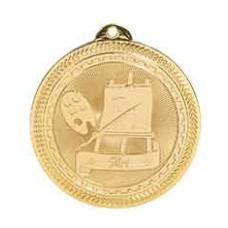 Art BriteLazer Medal with Neck Ribbon