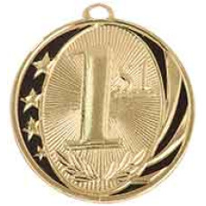 1st Place MidNite Star Medal with Neck Ribbon