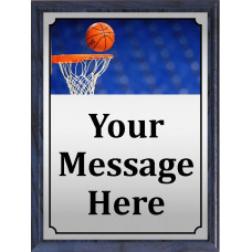 Free Throw Basketball Plaque 