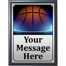 Ball and Lights Basketball Plaque 