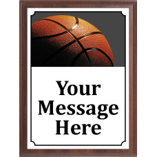 Hi-Res Basketball Plaque 