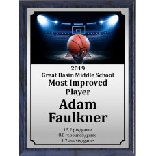 Ball in Hand Basketball Plaque 