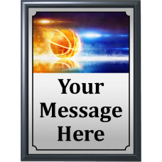 Neon Basketball Plaque 