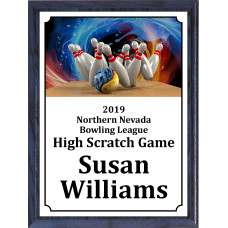 Cosmic Bowling Plaque