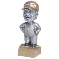 Coach Bobble Head Resin Award, Male