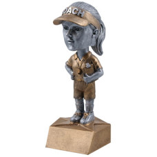 Coach Bobble Head Resin Award, Female