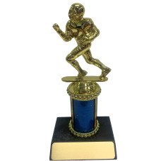 Trophy with Wide Wood Base and 3” of Column