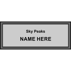 Sky Peaks Name Badge