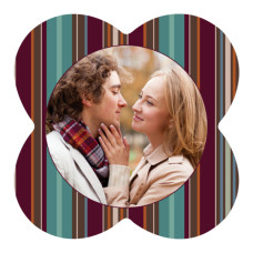 Medium Belfast Shape Glossy White Aluminum Photo Panel