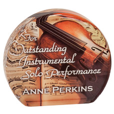 3 1/2" Round Full Color Acrylic