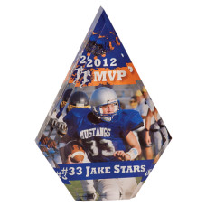 7" Diamond Full Color Acrylic