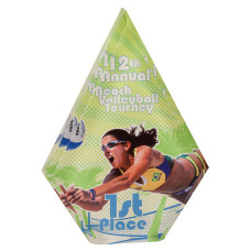 8" Diamond Full Color Acrylic