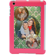 Textured Pink Plastic Ipad Mini Case Hard Plastic Shell