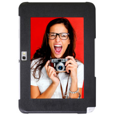 Black Samsung Galaxy Note 10.1 Textured Plastic Hard Shell