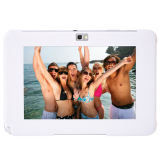 White Samsung Galaxy Note 10.1 Textured Plastic Hard Shell
