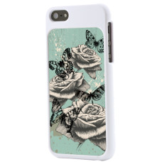 White Iphone 5/5s Soft Touch Coated Hard Plastic Case