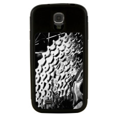 Black Galaxy S4 Impact Resistant Rubber Like Tpu Case