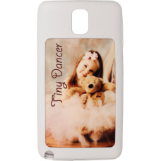 White Galaxy Note 3 Impact Resistant Rubber Like Tpu Case