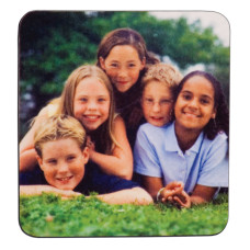 Square Felt Coaster With Rubber Back