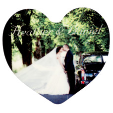 Heart Reinforced Fiberglass Plastic Magnet