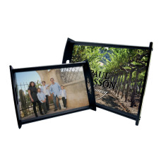 Small Expresso Black Serving Tray