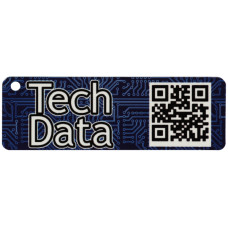 White Rectangle Uvsub Key Chain