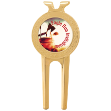 Gold Divot Tool with Custom Insert 