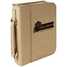 Light Brown Leatherette Book/Bible Cover