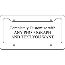 Fully Custom License Plate Frame