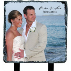 Glossy Square Photo Stone