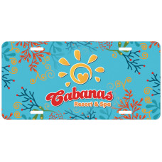 Glossy White .030 Aluminum License Plate