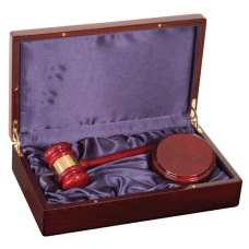 Rosewood Piano Finish Directors Gavel Set