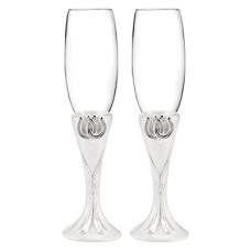 Linked Horseshoe Toasting Set