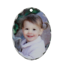 Large Oval Photo Pendant