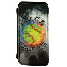 Faux Leather Iphone 5/5s Flip Case