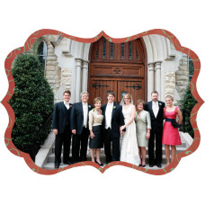 Medium Benelux Shape Glossy White Aluminum Photo Panel