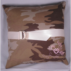 Discerning Camo Ring Pillow