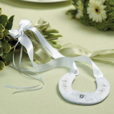 Satin Covered Lucky Horseshoe